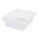 Winco SP7204 1/2 Size Clear Polycarbonate Food Pan, 3 1/2" Deep