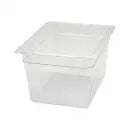 Winco SP7208 1/2 Size Clear Polycarbonate Food Pan, 7-3/4" Deep