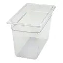 Winco SP7308 1/3 Size Clear Polycarbonate Food Pan, 7-3/4" Deep