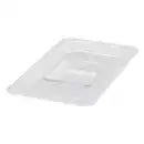 Winco SP7400S 1/4 Size Clear Polycarbonate Solid Food Pan Cover
