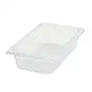 Winco SP7402 1/4 Size Clear Polycarbonate Food Pan, 2 1/2" Deep