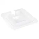 Winco SP7600C 1/6 Size Clear Polycarbonate Slotted Food Pan Cover