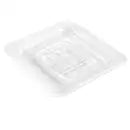 Winco SP7600S 1/6 Size Clear Polycarbonate Solid Food Pan Cover, plastic