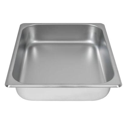 Winco SPH2 1/2 Size Steam Table Food Pan, 2-1/2" Deep