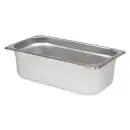 Winco SPJL-304 Anti-Jam Steam Pan - Third-Size 4" Deep 25 Gauge Stainless Steel