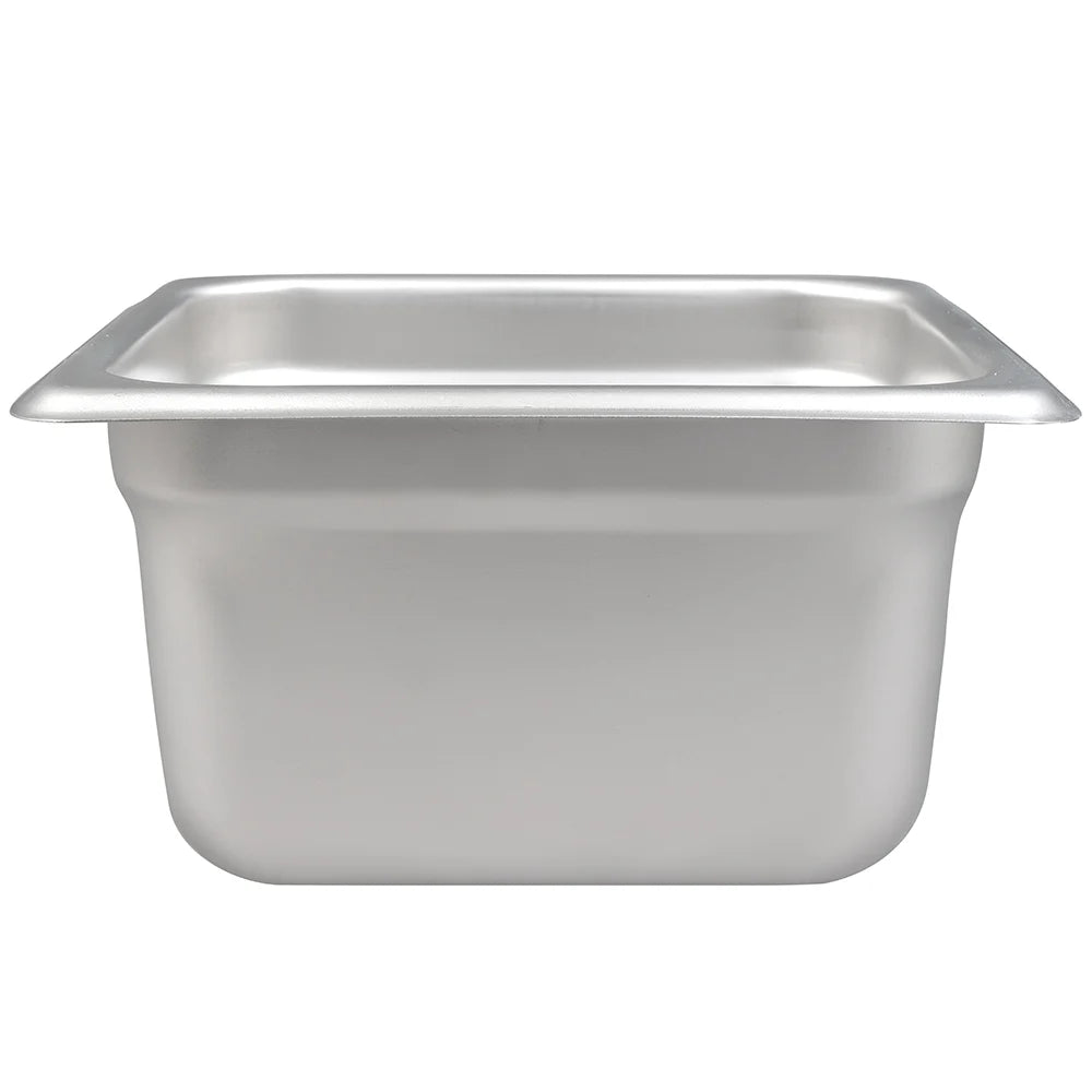 Winco SPJL-604 Anti-Jam Steam Pan - Sixth-Size 2-1/2" Deep 25 Gauge Stainless Steel