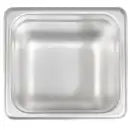 Winco SPJL-604 Anti-Jam Steam Pan - Sixth-Size 2-1/2" Deep 25 Gauge Stainless Steel