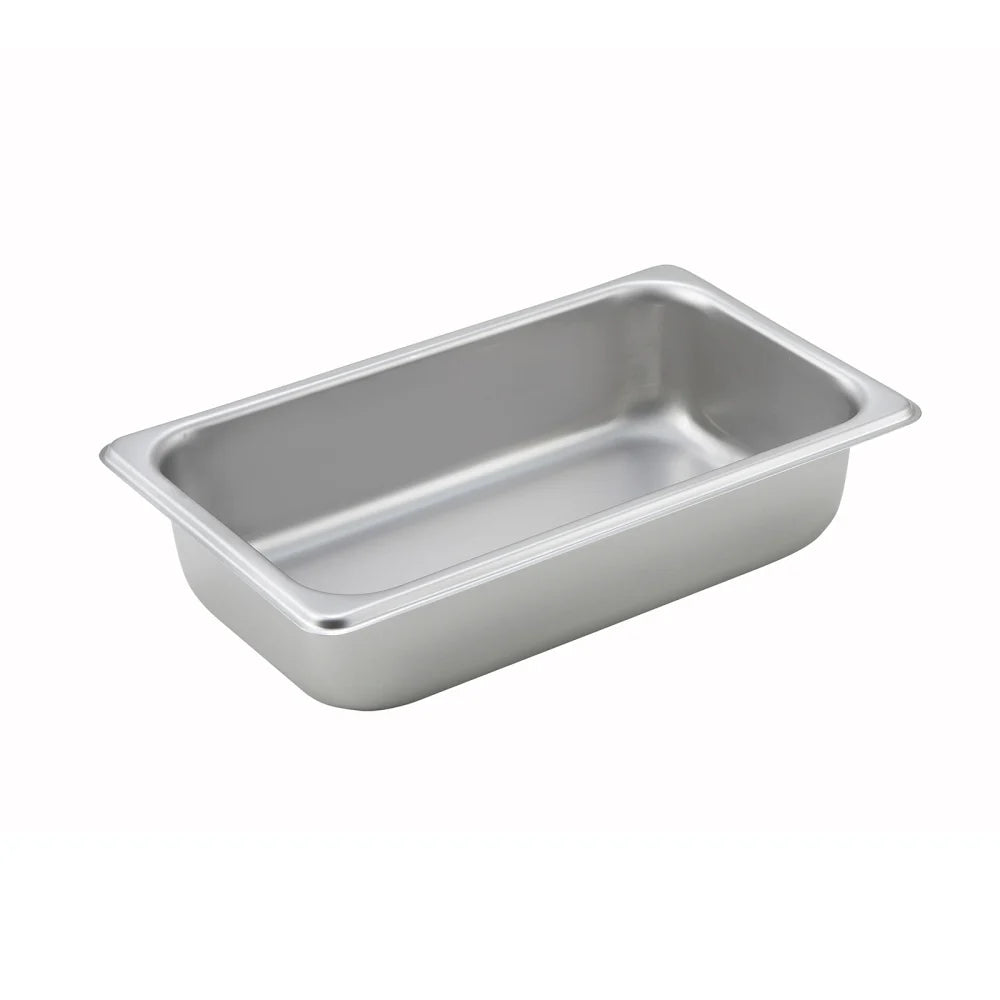 Winco SPQ2 1/4 Size Steam Table Food Pan, 2-1/2" Deep