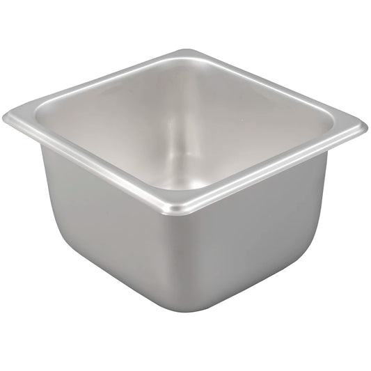 Winco SPS4 1/6 Size Steam Table Food Pan, 4" Deep