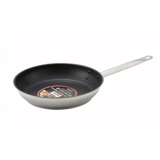 Winco SSFP-9NS Stainless Steel 9 1/2" Non-Stick Induction Ready Fry Pan