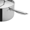 Winco TGAP-7 7 Qt. Tri-Gen Tri-Ply Induction Ready Sauce Pan with Cover