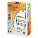 Winco VEXS-2448 24" x 48" x 72" Epoxy Coated Wire Shelving Set