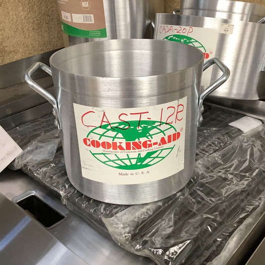 Cooking Aid 12 Qt. Aluminum Sauce Pot