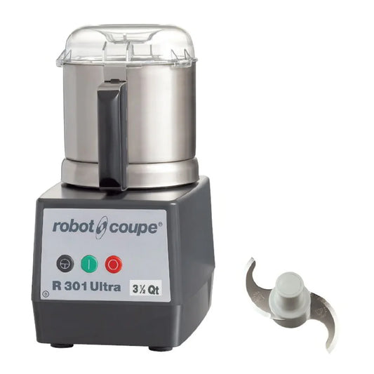 Robot Coupe R301 ULTRAB 3.5 Qt. Stainless Steel Batch Bowl Food Processor