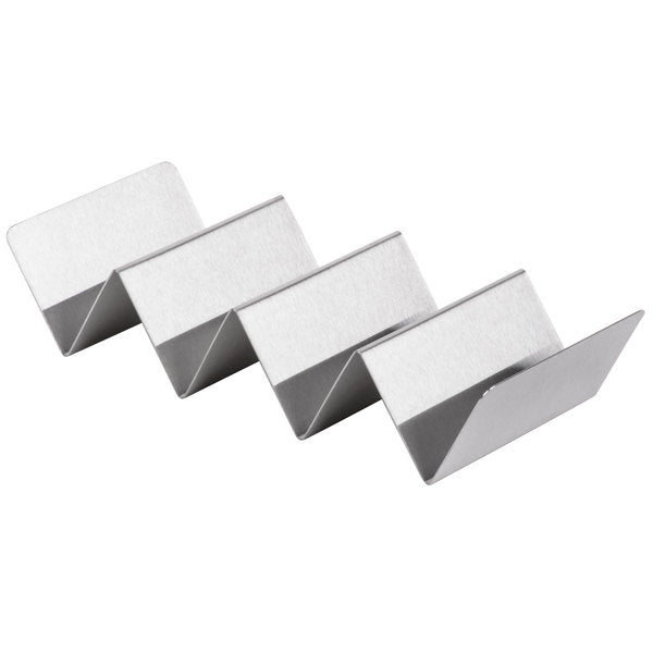 CAC China TCHD-34S Stainless Steel Taco Holder for 3 or 4 Tacos