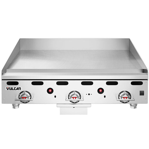 Vulcan MSA36-30 36" MSA Series Flat Top Commercial Countertop Griddle - 30" Depth
