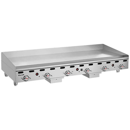 Vulcan MSA72-30 72" MSA Series Flat Top Commercial Countertop Griddle - 30" Depth