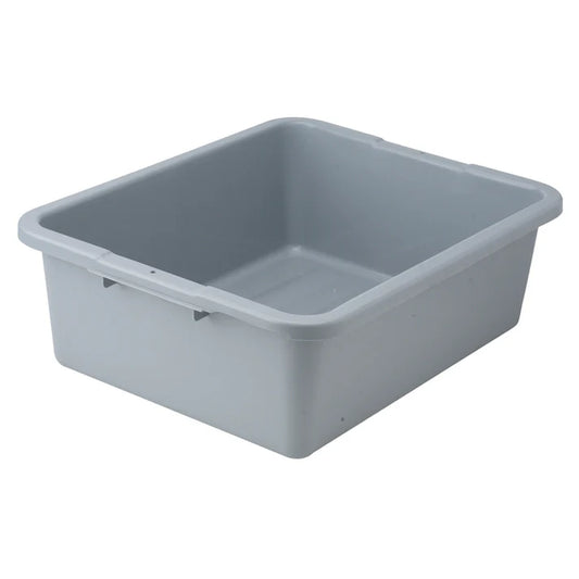 Winco PLW-7G - Heavyweight Polypropylene Dish Box, 7" Depth - Gray