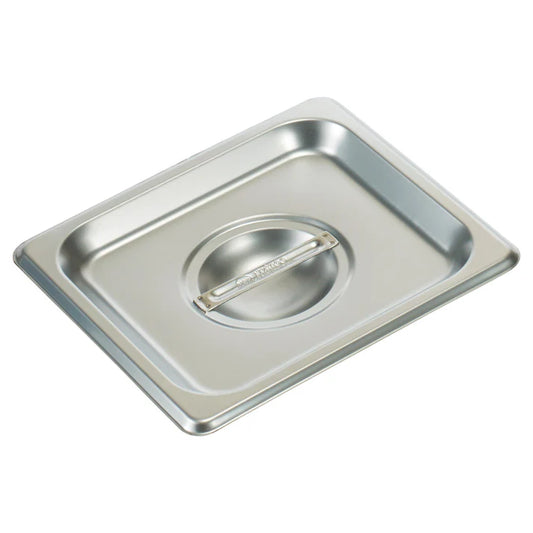 Winco SPSCS - 18/8 Stainless Steel Steam Pan Cover, Solid - Sixth (1/6)