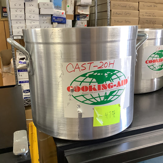 Cooking Aid 20 Qt. Heavy Duty Aluminum Stock Pot