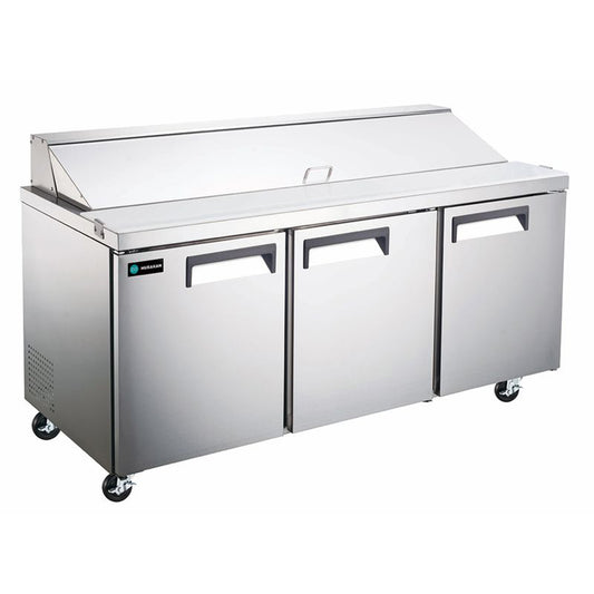 Hurakan HKN-SPT70R3 70" Refrigerated Sandwich Prep Table