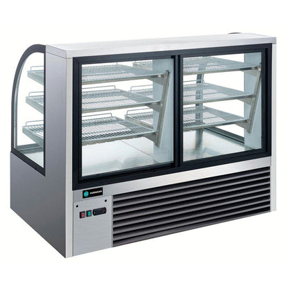 Hurakan HKN-BCC59 59" Curved Glass Refrigerated Bakery Case