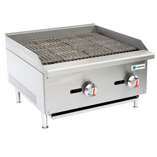 Hurakan HKN-CBG24A 24" Radiant Gas Charbroiler