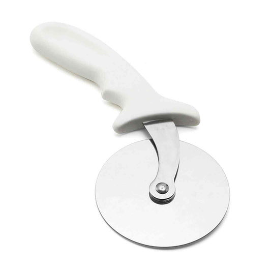 CAC China B15-PZ4W Pizza Cutter with White Handle