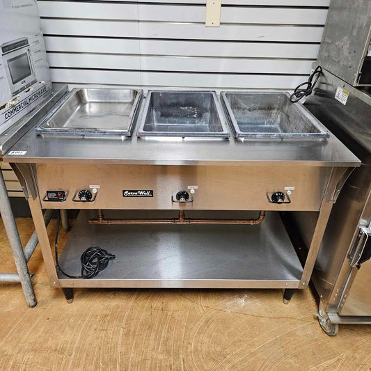 [USED] Vollrath Servewell 48" 3 Compartment Electric Steam Table - 120V