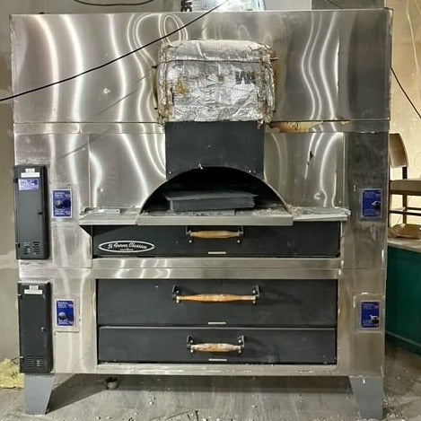 [USED] Bakers Pride FC-816/Y-800BL IL Forno Classico Series Gas Double Deck Pizza Ovens