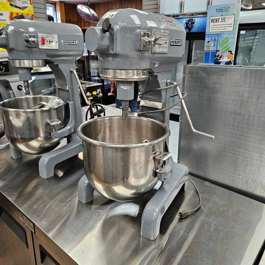 [USED] Hobart H-200 20qt 3-Speed Mixer (Attachments & Bowl Included)