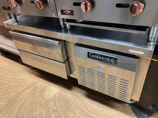 [USED] Continental D48GN 48" Refrigerated Chef Base