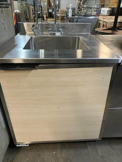 [USED] Custom 30" x 30" Stainless Steel Hand Sink Cabinet