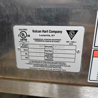 [USED] Vulcan ABC7G Natural Gas Combi Oven