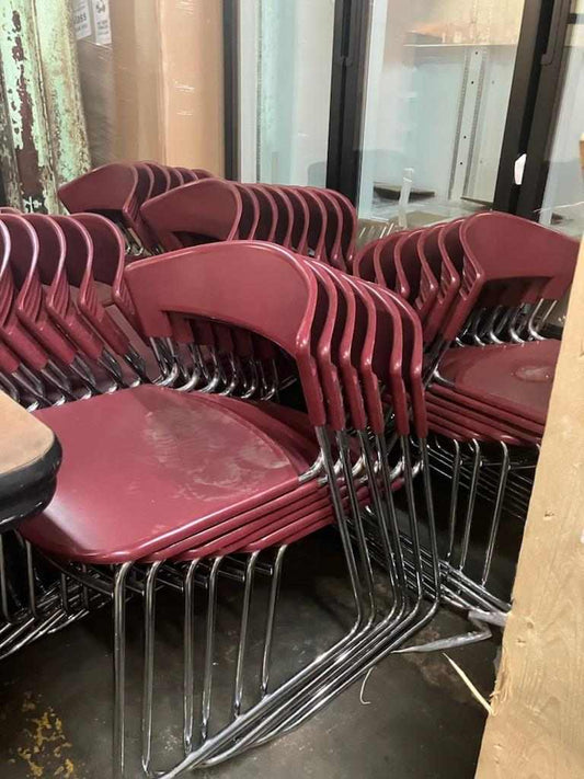 [USED] Bugandy Stackable Plastic Chairs ($20/ea)