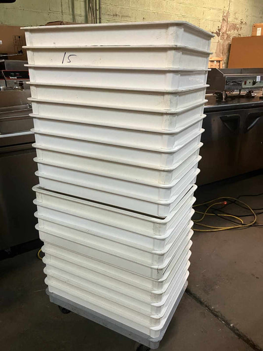 [USED] Fiberglass Pizza Dough Trays