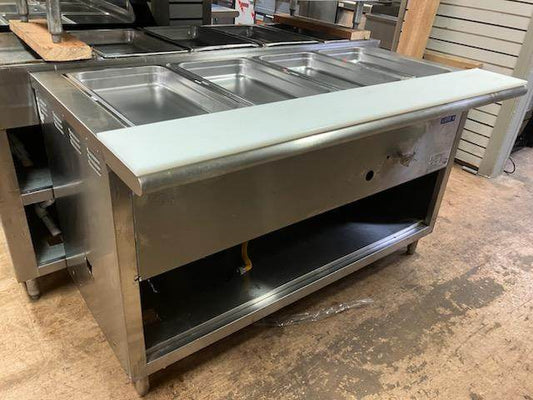 [USED] 60" 4 Compartment Natural Gas Steam Table