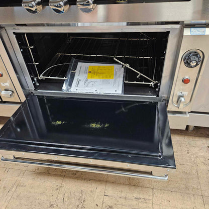 Vulcan V1FT36S V Series Heavy-Duty Natural Gas Range w/ 36" French Top and Standard Oven [OPEN-BOX]