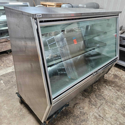 [USED] Leaders ERHD72ES 72" High Straight Glass Refrigerated Deli Case