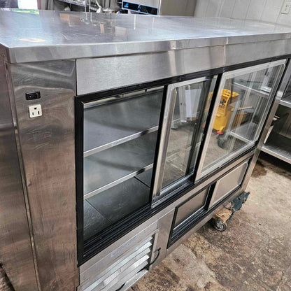 [USED] Leaders ERHD72ES 72" High Straight Glass Refrigerated Deli Case