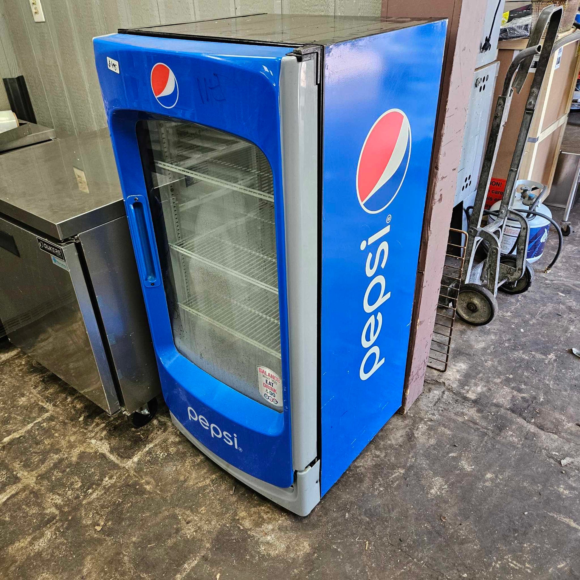 Mini Fridge True Pepsi Cooler QBD SINGLE GLASS DOOR FRIDGE Sunrise