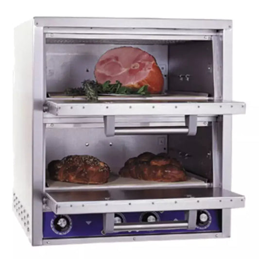 Bakers Pride P48-BL Double Deck Electric Countertop Pizza/Pretzel Oven (Brick Lined)