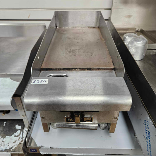 [USED] Asber AEMG-12 12" Manual Control Gas Griddle