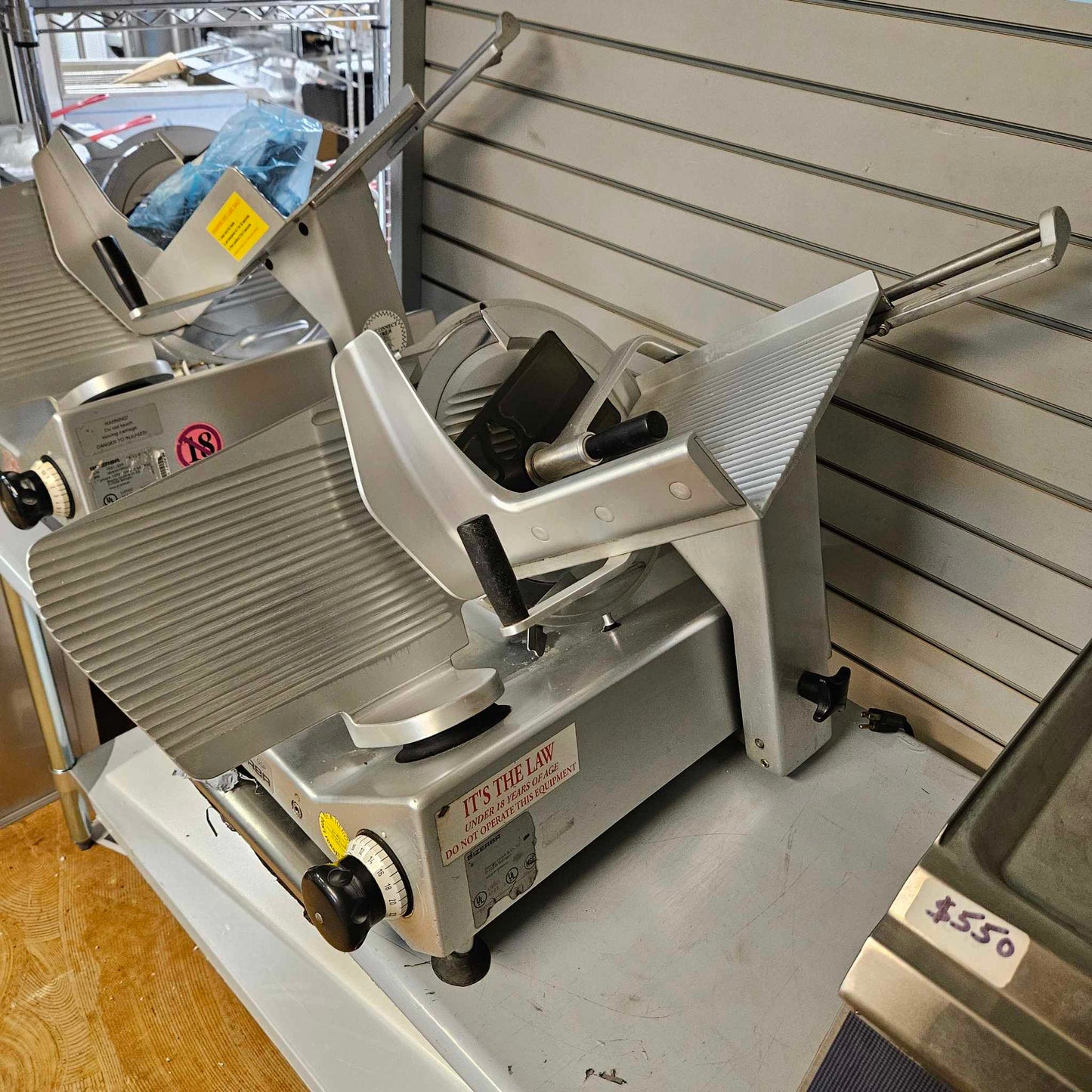 [USED] Bizerba GSP HD 12" Manual Gravity Feed Meat Slicer