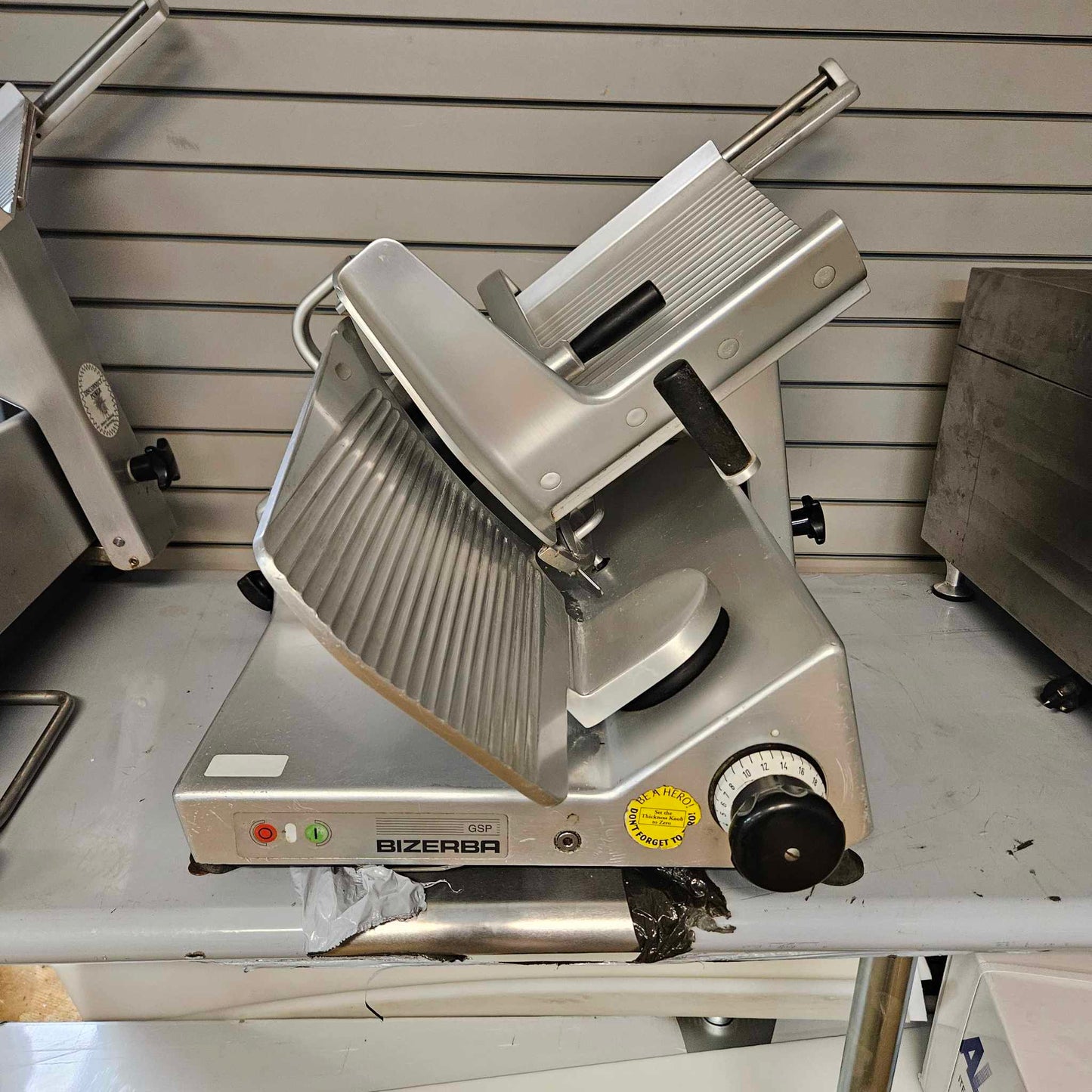 [USED] Bizerba GSP HD 12" Manual Gravity Feed Meat Slicer