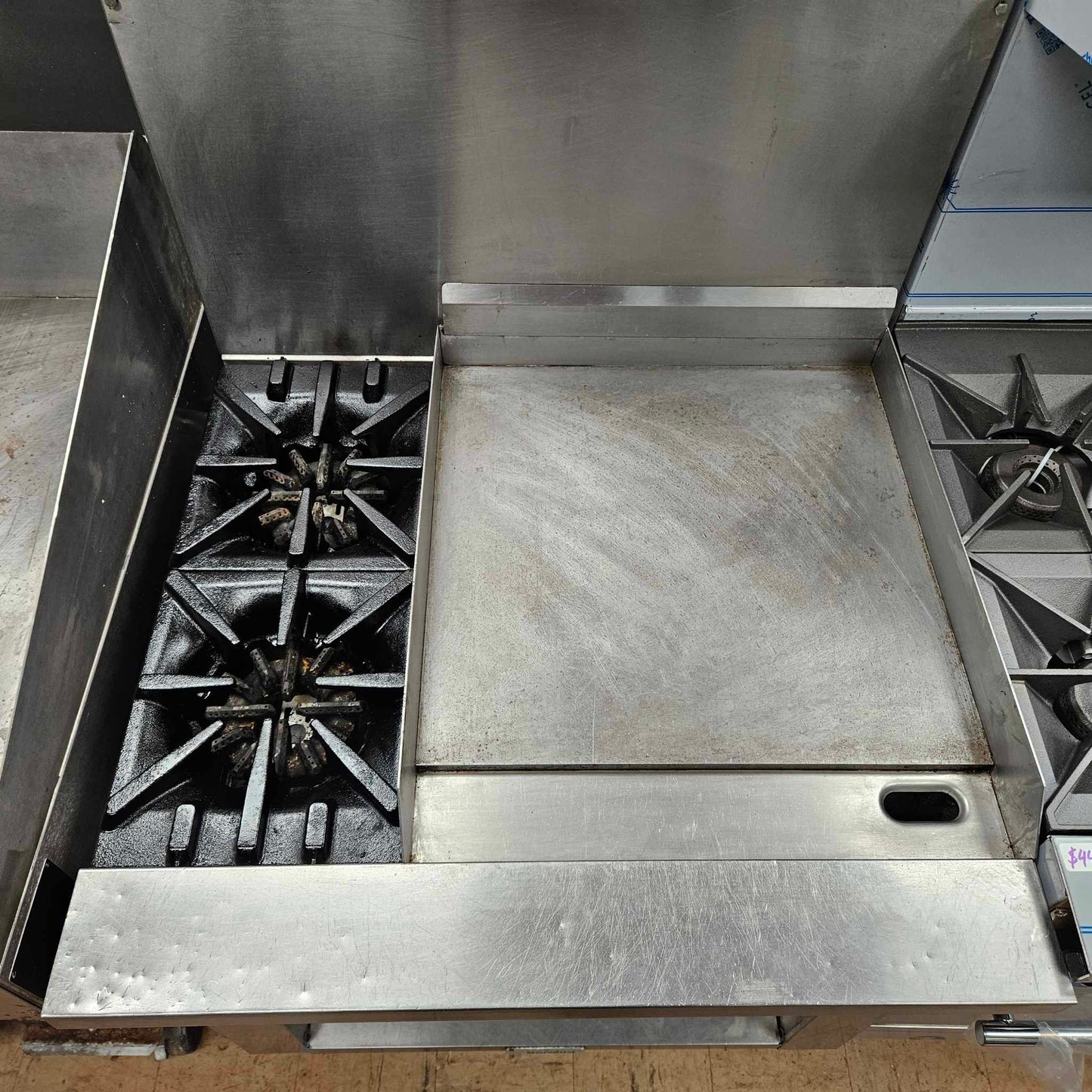 [USED] Garland G36-2G24S 36" Natural Gas Range w/ 24" Griddle & Storage Base