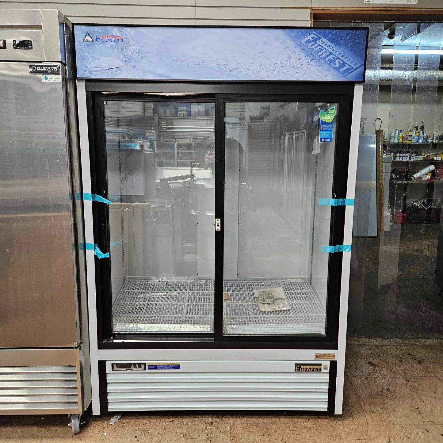 Everest EMGR48 54" Glass Sliding Door Merchandiser Refrigerator [OPEN-BOX]