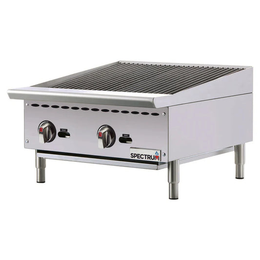 Winco NGCB-24R Spectrum 24" Gas Radiant Charbroiler