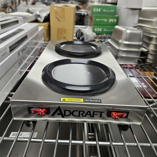 Adcraft SWP Double Coffee Warmer Plate [OPEN-BOX]