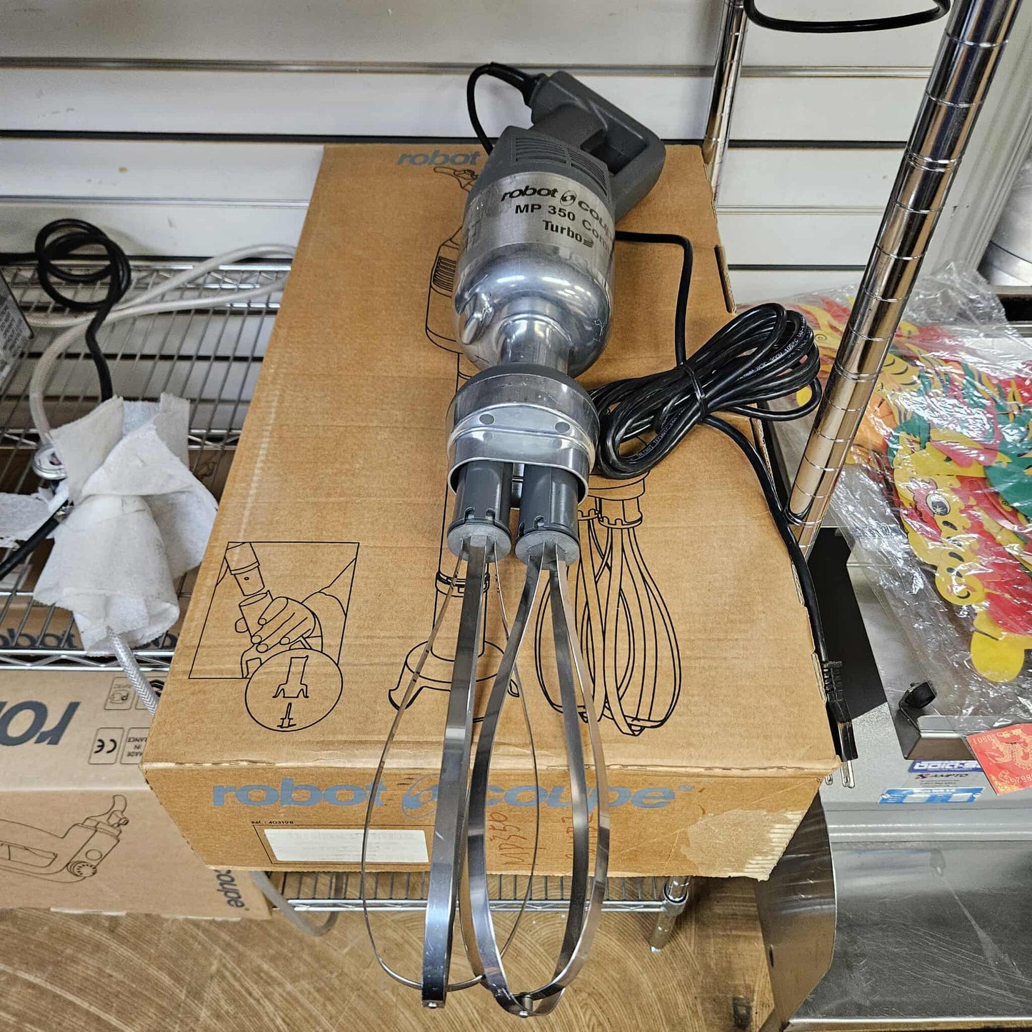 Robot Coupe CMP350 Combi Turbo 14" 1 HP Variable Speed Immersion Blender w/ 10" Whisk [OPEN-BOX]